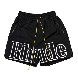 Projektantki Męskie Shorts Rhude Short Beach Mesh Street Streetpanty Basketball Men Limited Długość kolan Hip Hop High Sports Training Elastic TALIST ATN2