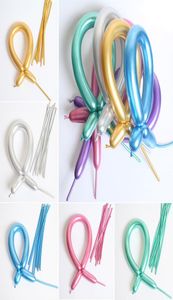 1030pc Strip Metal balloons for ing Animals Flowers Long Magic Metal Wedding Birthday Chrome Balloons for Children039s Pa8698765