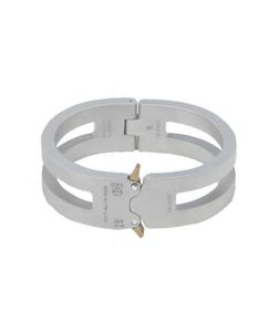 2021 NEW ALYX BRACELET TTITANIUM ALLOY 11高品質バージョントラックユニセックスアリックスヒップホップカフブレスレット1017 Alyx 9SM 190007 Q078348421