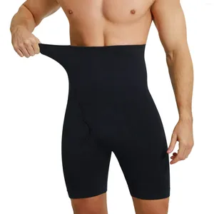 Mutande da uomo Pantaloncini contenitivi per la pancia Vita alta Dimagrante Body Shaper Intimo a compressione Slip boxer con cintura addominale senza cuciture