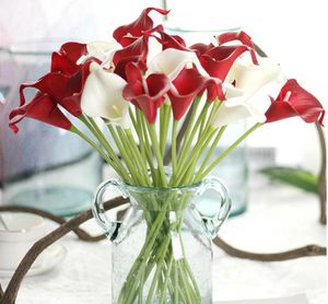 11pcllot prawdziwy dotyk sztuczne kwiaty Weddne kwiaty Dekoracyjne kwiaty Calla Lily Fake Flowers Dekoracja przyjęcia