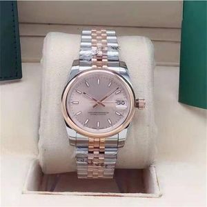 Watch Women Watches 31 mm Lady Mechanical Automatyczne zegarek z lekkim pierścieniem ze stali nierdzewnej zegarek mody MAST268Q