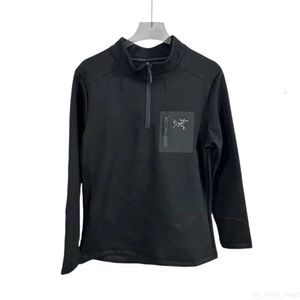 Arcterxy Felpe con cappuccio Felpe Designer ARC Felpa con cappuccio Maglione di qualità originale Unisex Mezza cerniera Girocollo Casual Allentato Grande cotone Manica lunga Marchio di moda UQWG