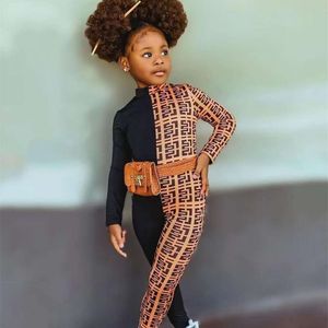 Çocuk Giysileri Kızlar Tulum Yeni Gündelik Uzun Kollu Moda Baskılı Renk Bloklu Spor Kıyafet Bebek Çocuklar Bodysuit