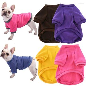 Hundkläder vinter varm tröja för små hundar plyschkläder mjuk valp kappa jacka chihuahua teddy leveranser
