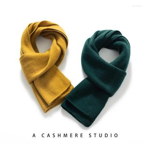 Lenços Merrilamb Mulheres Cashmere Senhora Inverno Engrossar Quente Anel Macio Cachecol Pashmina Feminino Sólido Malha Longa