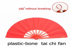 plastic bone tai chi fan kung fu fan senior taiji fan chinese martial art makes a loud crisp noise when opened7951993