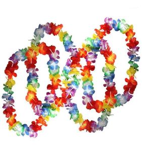 50 x Tropical Hawaiian Flower Necklaces by Large Lots of Necklaces Hawai Floral Suit Perfect Accessories for Theme Birthda18259709