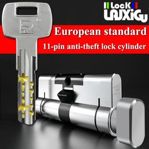 ドアロックヨーロッパ標準の高品質ロックシリンダー11ピンアンチテフトドアエントリアウトドアシリンダー231212