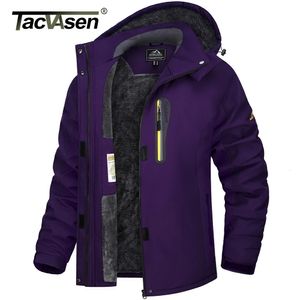 Women's Down Parkas Tacvasen Winter Ski Jackets Womens vandringsvandring förtjockar fleece snöjacka utomhus varm vindtät vindbrytare outwear parka 231212