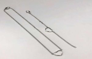 Modedesigner halsband choker silver pläterad halsband hög kvalitet design trend för par kedja smycken leverans5395832