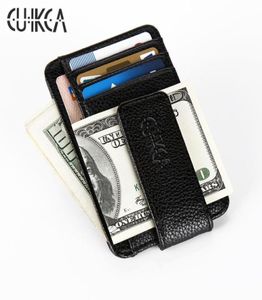 Cuikca New Fashion Women Men Portfel Money Clip Magnet Ultrathin Pocket Clamp Karta kredytowa Case Mini Creative Portfel C190412016255802