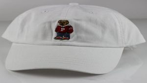 Neue Kappen Ankunft Outdoor-Freizeit Cartoon Bär das neue Polo schwarze Baseballkappe Hockey Gorras Retro Mode Golf Visier Knochen casquett1310576