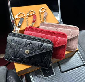 M69431 حامل بطاقة Recto Verso Designer Fashion Womens Mini Zippy Organizer Wallet Coin Base Belt Belt Bagouch Pochette