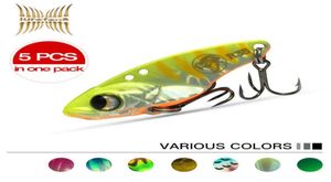 LureFansShizhanr354045 Rattlisnake vib 5st 35mm5g 40mm75g 45mm10g Artificial Pesca Fishing Baits Metal Catfish Lures 21067441009