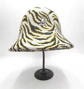 Kanguru balıkçı şapka erkek ve kadınlar kangol yeni leopar desen kaplan kubbe havzası kurbağa tasarımcısı q0703300j3207847