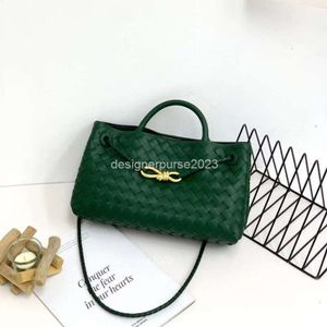 Pequeno Leste / Oeste Andiamo Senhoras Bolsas Clássicas Cassete Designer Bolsa Botegas Design Inverno Novo Estilo Tecido Tote Couro Ombro Portátil Venetas Btcs Feminino