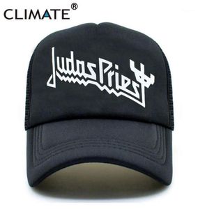 Boll Caps Climate Men Women Trucker Judas Priest Rock Band Cap Music Fans Summer Black Baseball Mesh Net Hat18824867