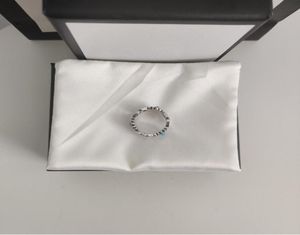 Anello piatto in argento di alta qualità Fiore neutro Ben Modello Gemma Perla Anello in madreperla Moda Nuovo anello di tendenza Gioielli di moda5309116