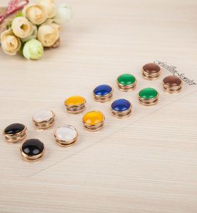 New Premium Hijab Scarf Pin Brooches Gold Plated Jade Natural Stone Magnetic Brooch8517305