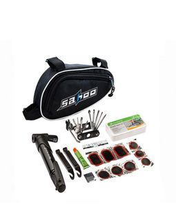 MIX in 1 Cycling Bicycle Tools Bike Repair Kit Set with Pouch Pump Black Bicycle Accessories Mountain Screwdriver Tool2416549