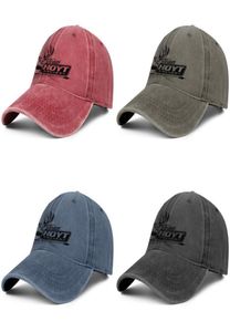 Hoyt Team Archery Logo Unissex boné de beisebol jeans personalizado vintage estiloso chapéus América Flag1118352