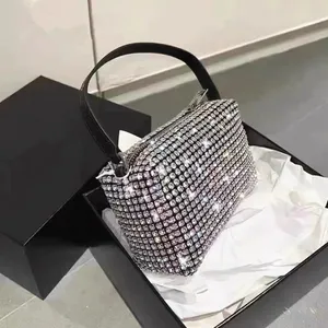 5a bolsas femininas de luxo de alta qualidade cristal hobo designer famoso senhora corrente crossbody discoteca bolsa de ombro diamante sacos de noite