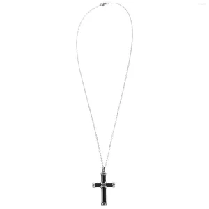 Pendant Necklaces Cross Lockets Urn Necklace Ashes Women Keepsakes Cremation Pet Loved One Stainless Steel Miss