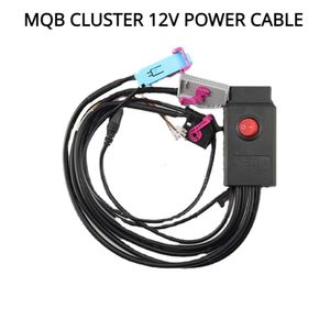 Ny MQB -kluster 12V Power Test Cable 4th ID48 Nyckelprogramkablar 5: e kluster MQB NEC35XX CABLES MQB48 Instrumentkabel Fit VVDI2