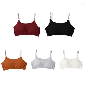 Camisoles Tanks Women Sport BH Sömlös justering Underkläder Student för Tank Top Yoga 37JB