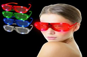 Dekoration LED Light Brille Verschlussform Cold Flash Party Konzertbevorzugungen Cheer Dance Requisiten Luminöser Brillen Spielzeug 3 8RR F9280557