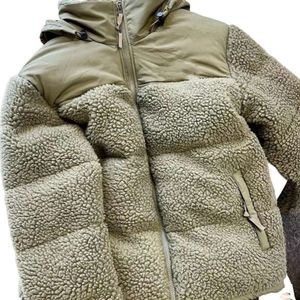 North Designer Puffer Jacket möter toppkvalitet Kvinnsjackor Vinterfleece faux Shearling ytterkläder rockar kvinnliga mocka päls