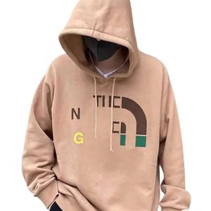 North Designer Faced Felpa con cappuccio da donna da uomo di alta qualità Autunno Inverno Pullover con cappuccio girocollo maniche lunghe felpe