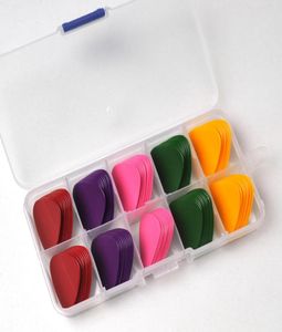 Lots of 100pcs Medium 071mm Guitar Picks Plectrums Celluloid Solid Color With Box4290387