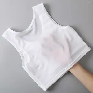 Shapers femininos colete camisa roupa interior binder espartilho trans reforçado curto feminino tanque bandagem respirável fortalecer superior tomboy peito