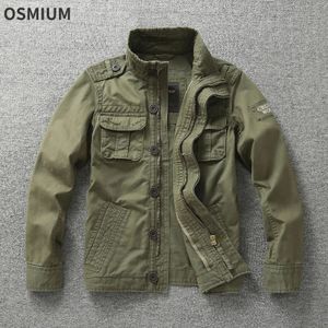 Men's Jackets Casual Wear Mens Oversized Camo Jacket Sportswear Thick Denim Jacket Men Overall Green Military Winter Camouflage Coat Male XXL 231212