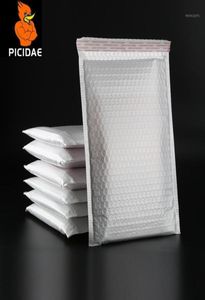 Borse di stoccaggio Busta a bolle d'imballaggio Pellicola perlescente PE Plastica bianca Pacchetto di protezione Libro Abbigliamento elettronico Involucro in schiuma Mai8816283