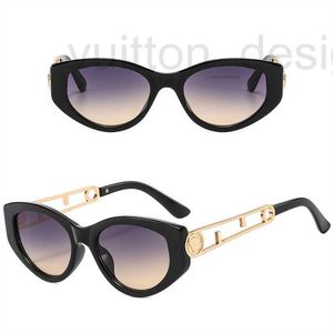 Occhiali da sole Designer Brand Fashion Retro Cat Eyes Testa di bellezza maschile e femminile Occhiali da sole Occhiali da sole Vetro da mare Novità senza scatole 43SA