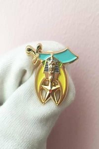 50st Colorful Paint Ma Pin Badges and Brooches 3D Metal Craft for the Lodge Masons Masonry Shriner Lapel Pin10621797283698