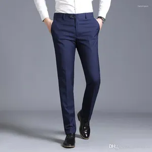 Ternos masculinos terno fino calças separadas formal casamento negócios moda reta cinza claro fino vestido de escritório calças