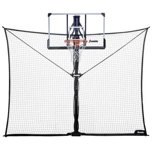 Balls Defender Net Pro 10 Ft。 x 8フィートリバウンダーが簡単に折りたたんでグラウンドバスケットボールシステムに迅速にインストールします231213