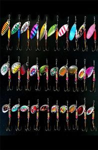 FJORD 30 Pcslot Spinning Lures Spoon Fishing Set Kit Spinner Freshwater Saltwater Equipment Fishing Accessories Artificial Bait 21383755