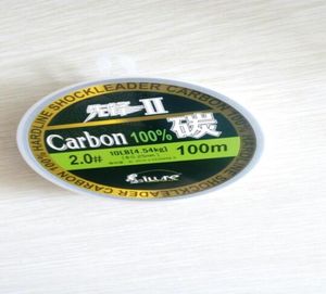 Linha líder de pesca de carbono, 100 metros, linha de fluorcarbono, resina de fluorocarbono, pvdf line6329362