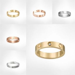 Anéis de amor masculino e feminino clássico designer anéis de casamento aniversário presente dos namorados anel de noivado moda lu317j