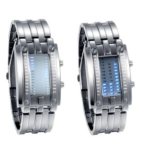Armbanduhren Lancardo Luxus Binärsystem LED-Anzeige Uhren für Männer und Frauen Armbanduhr Uhr Stunden Paar Uhr relogio masculino 231213