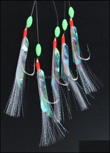 Neue Sabiki Soft Fishing Lure Rigs Bait Jigs Worn Fake String Crystal Barbed Hook Lures Drop Delivery 2021 Baits Sports Outdoor1192194