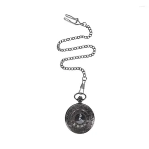 Bilek saatleri 3x vintage steampunk siyah roman rakamları kolye kuvars kolye cep saati hediyesi