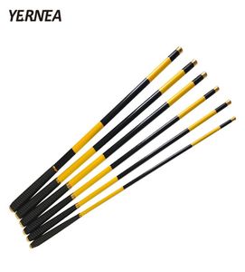 Yernea Canna da pesca in carbonio Canna da pesca telescopica in carbonio Ultra leggero Carpa Stream Mano Pole Carp Feeder 24M72M Canna da pesca2016526