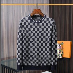 Mens Womens plaid Sweater Sweatshirt Knitted Knitwear Designer luxury Sweaters Pullover Long Sleeve clothing