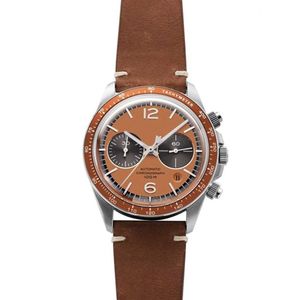 Top Brand Watch Men Leather Sports Watches Men's Army Military Quartz Wristwatch Chronograph Male Clock Relogio Masculino Gif1718